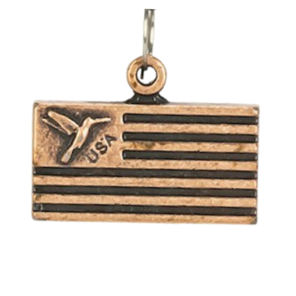 Flag Charm, Copper