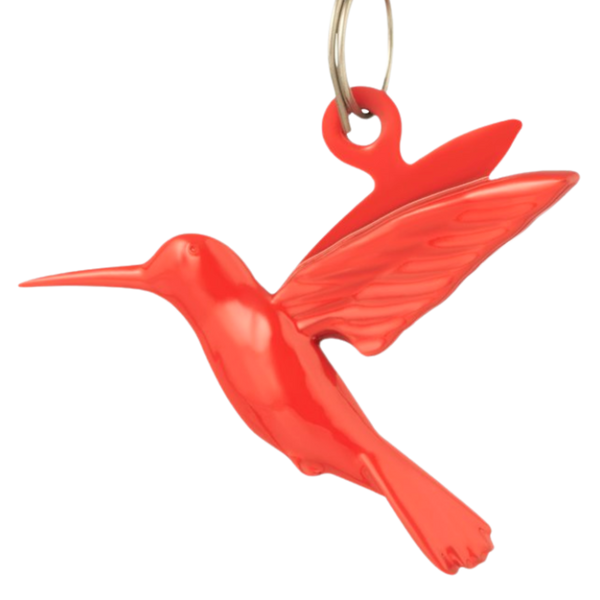 Hummingbird Charm, Red