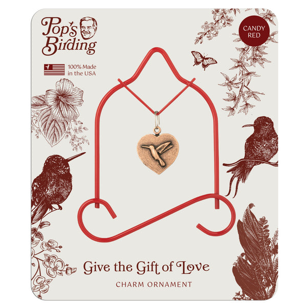 Charm Ornament, Love Red