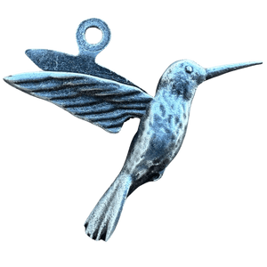 Pop's Birding - Hummingbird Charm - Pewter