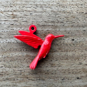 Pop's Birding - Hummingbird Charm - Brass