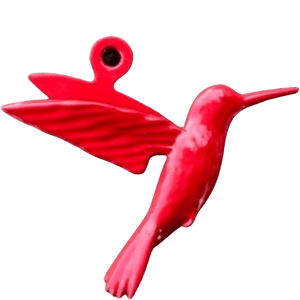 Pop's Birding - Hummingbird Charm - Red