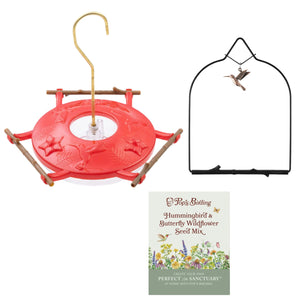 Hummingbird Haven Bundle, Charm Swing Onyx Bird