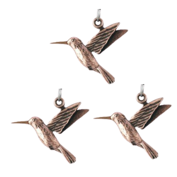 Hummingbird Charm, Copper