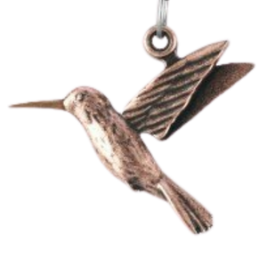 Hummingbird Charm, Copper