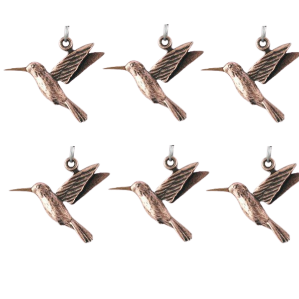 Hummingbird Charm, Copper
