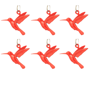 Hummingbird Charm, Red