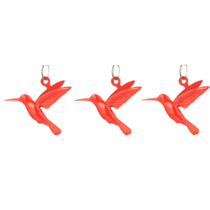 Hummingbird Charm, Red