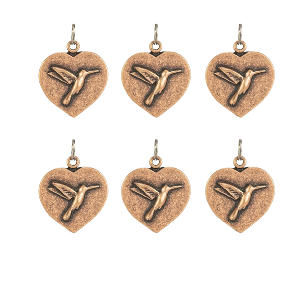 Heart Charm, Copper
