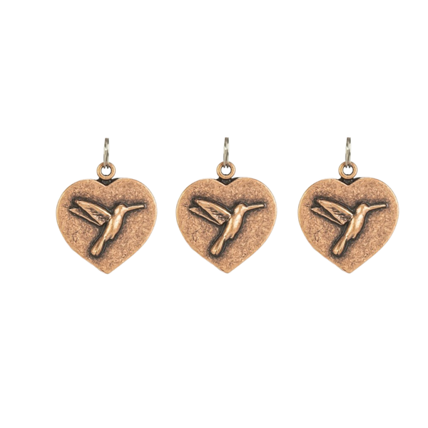 Heart Charm, Copper