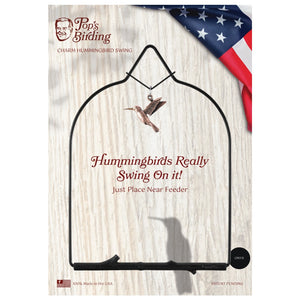 Hummingbird Haven Bundle, Charm Swing Onyx Bird