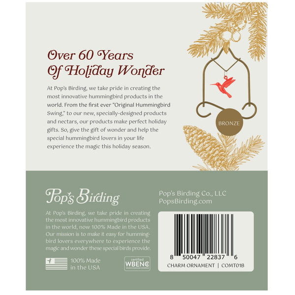 Charm Ornament, Wonder (Case of 12ct)