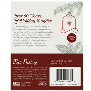 Charm Ornament, Love Red
