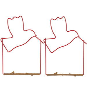 Pop's Birding - Pop's® Craft Hummingbird Swing, Bird - 2 Pack