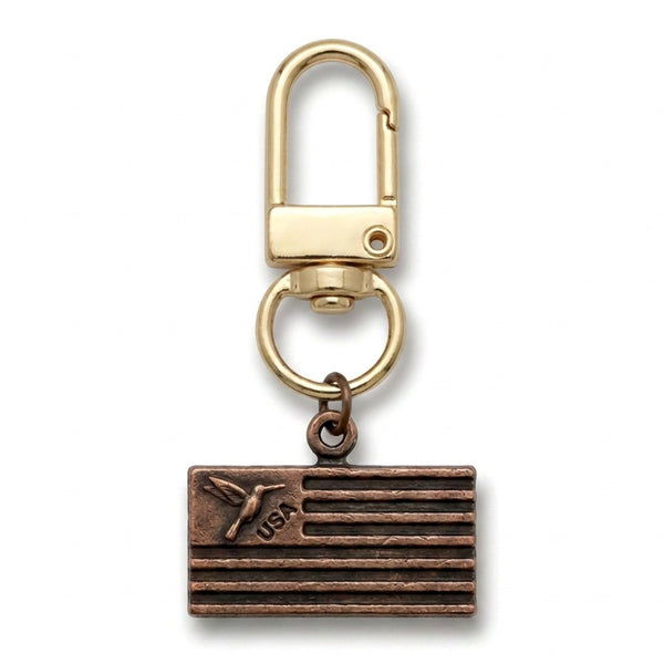 Flag Charm, Copper