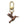 Copper hummingbird charm on a gold swivel clasp