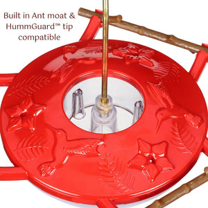 Hummguard™ Hummingbird Feeder, 8 oz + 12 Nectar Tips