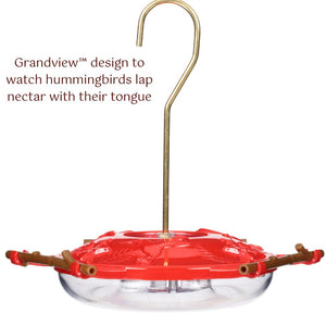 Hummguard™ Hummingbird Feeder, 8 oz + 12 Nectar Tips