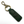 Forest green leather hummingbird keychain with a brass lobster clasp and two key rings