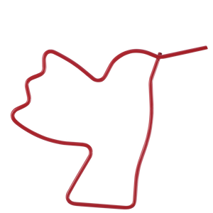 Hummingbird Ornament, Marvel Red