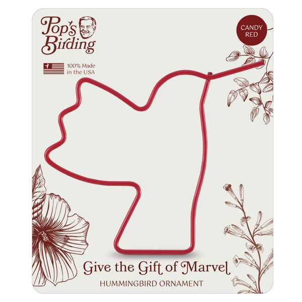 Hummingbird ornament packaging