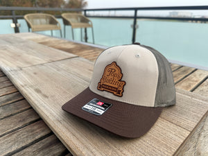 Pop's Birding - Pop's Birding Low Profile Snapback Hat - Cream - Loden - Dark Orange
