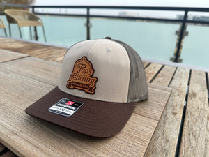 Pop's Birding - Pop's Birding Low Profile Snapback Hat - Tan - Loden - Brown