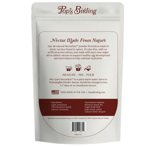 Pop's Birding - Nectarlyte® Powder Hummingbird Nectar, Concentrate - 2lb (Case of 12ct) - Default Title