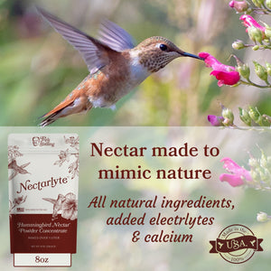 Pop's Birding - Nectarlyte® Powder Hummingbird Nectar, Concentrate - 8oz (Case of 60ct) - Default Title