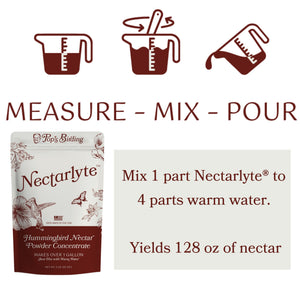 Nectarlyte® Hummingbird Nectar, Powder Concentrate - Large 2 lb