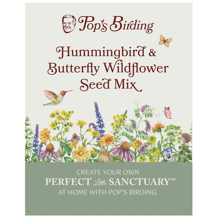 Pop's Perfect Little Sanctuary® hummingbird and butterfly wildflower seed mix