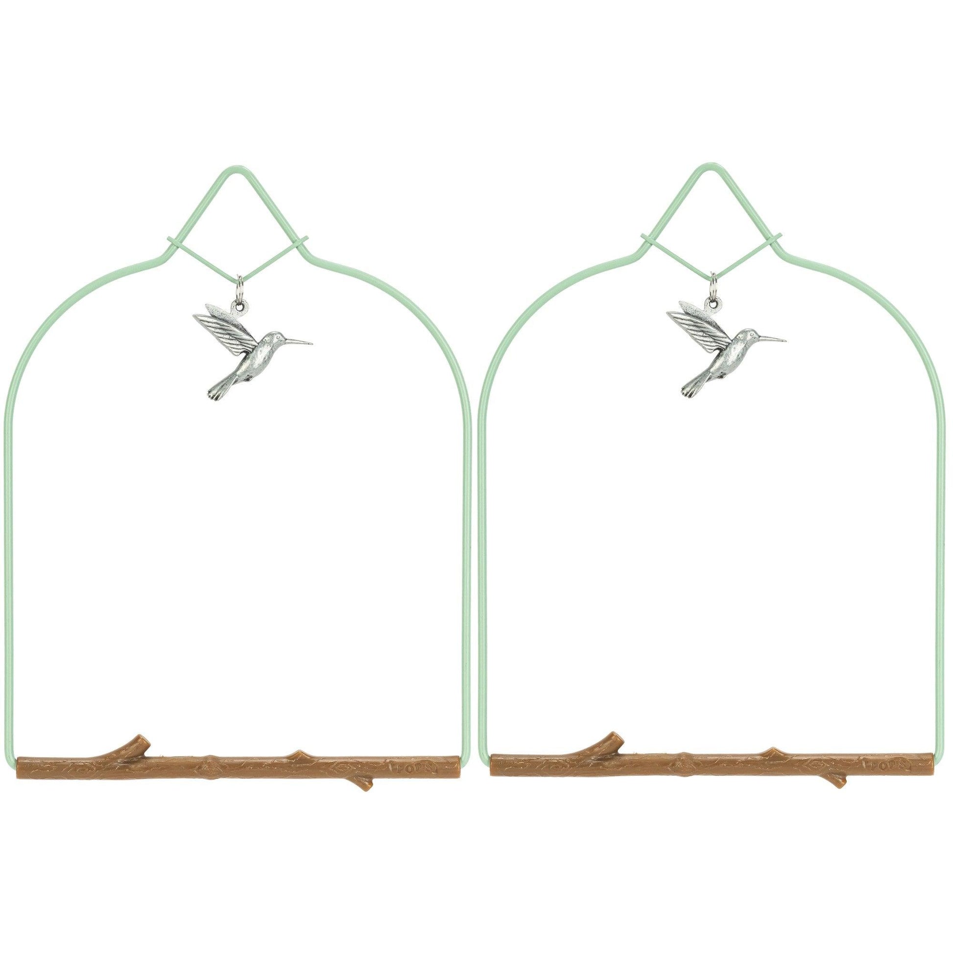 Charm vintage copper Hummingbird Swing - Pop's Birding