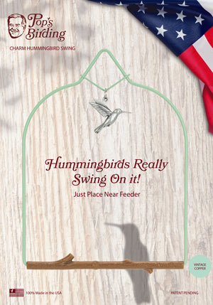 Hummingbird Haven Bundle, Charm Swing Vintage Copper