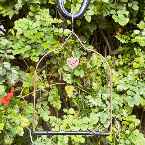 Pop's Birding - Copper Hummingbird Swing (Case of 12ct) - Case Pack (12ct) / Bark