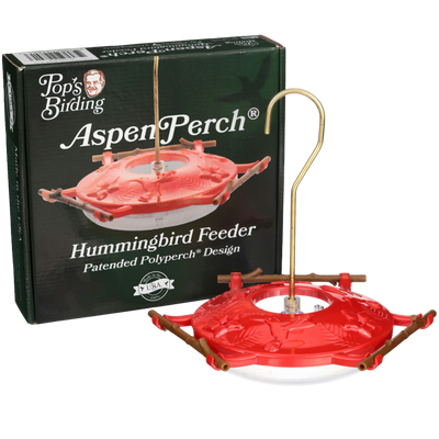 AspenPerch® Hummingbird Feeder with Grandview™ Perch, 8 oz.