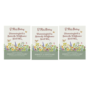 Pop's Birding - Pop's® Perfect Little Sanctuary® Wildflower Seed Blend, Hummingbird & Butterfly, 400mg - 3 Pack