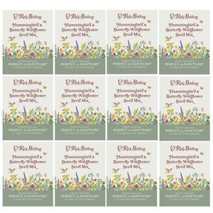 Pop's Birding - Pop's® Perfect Little Sanctuary® Wildflower Seed Blend, Hummingbird & Butterfly, 400mg - 12 Pack
