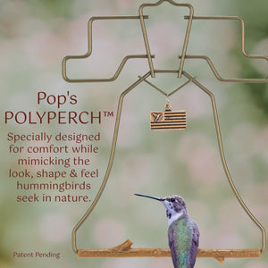Pop's Birding - Liberty Bell Hummingbird Swing (Case of 12ct) - Case Pack (12ct)
