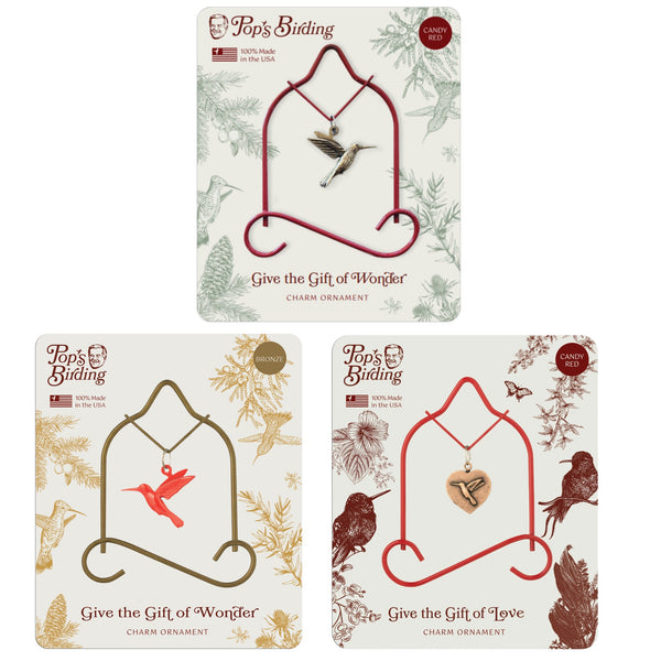 Charm Ornament, Wonder Red