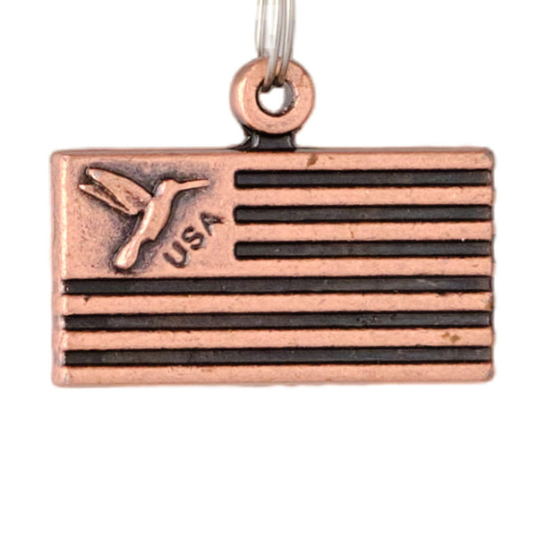 Pop's Birding - Flag Charm - Default Title