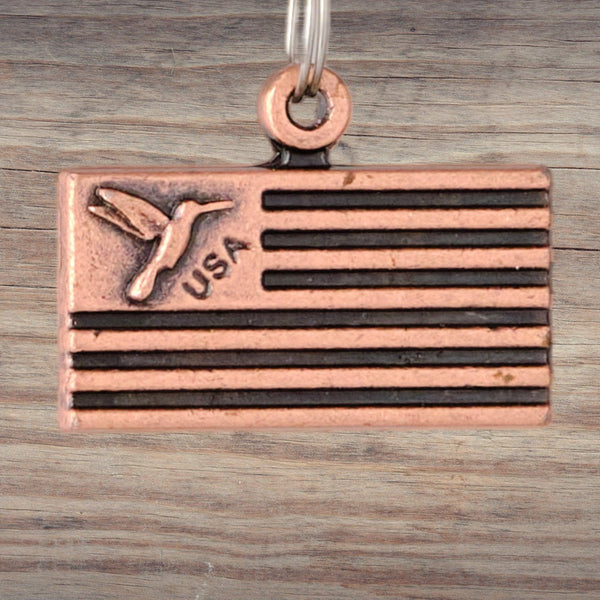 Pop's Birding - Flag Charm - Default Title