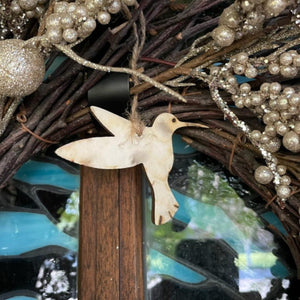 Pop's Birding - Pop's® Hummingbird Ornament, Wooden - 1ct