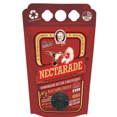 Pop's Nectarade hummingbird nectar concentrate, 50.7 oz red pouch with tap, makes 150 oz